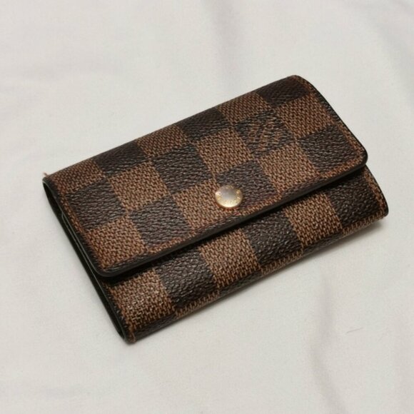 Authentic Louis Vuitton Damier Ebene 6 Key Holder - Picture 3 of 11
